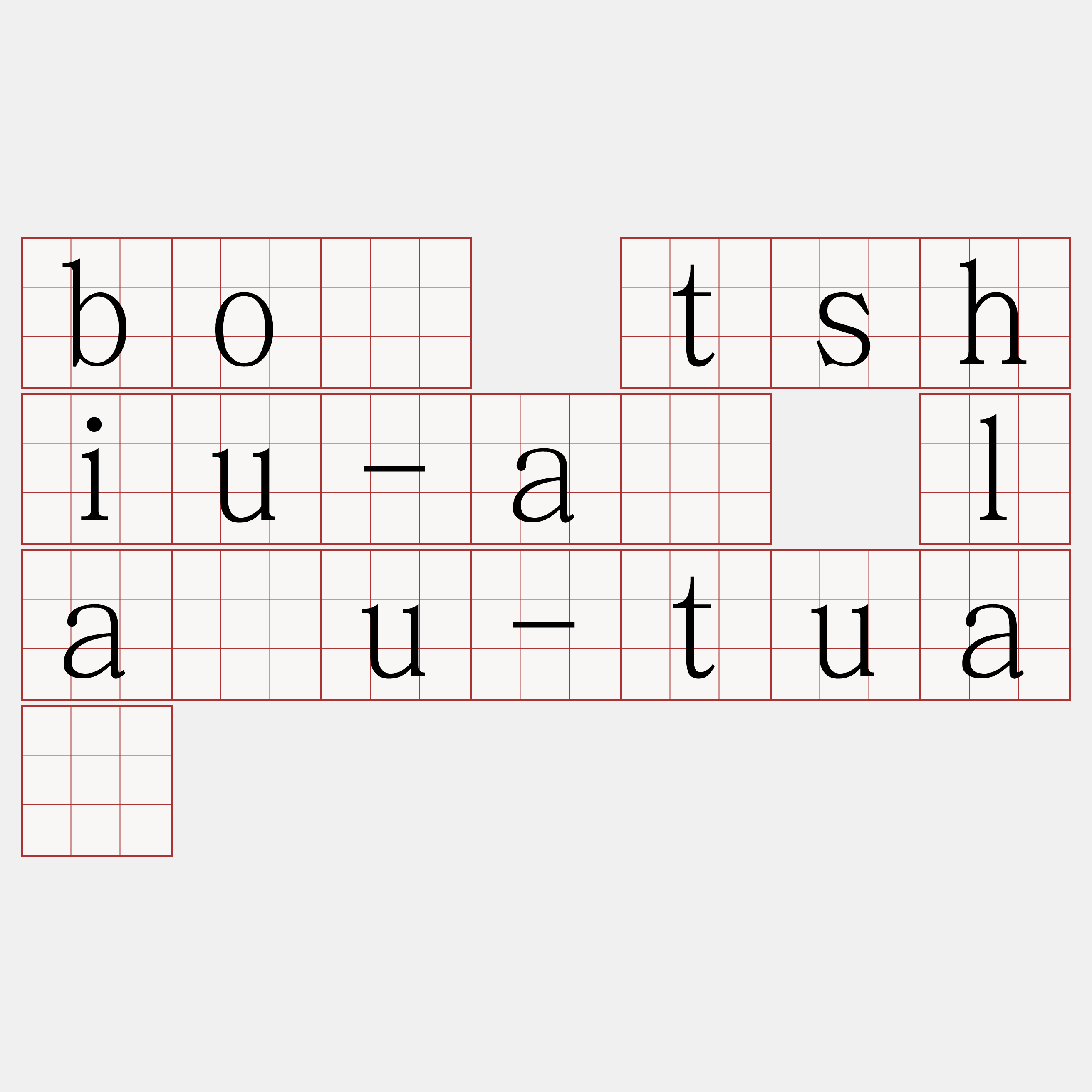 bô tshiu-á lāu-tuā